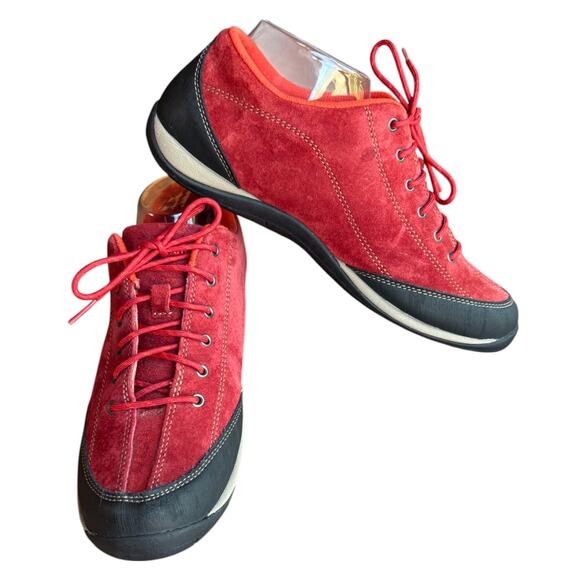 L.L. Bean Red Suede Lifestyle Sneakers for Walking, Light Hiking - size 10 - Picture 15 of 15